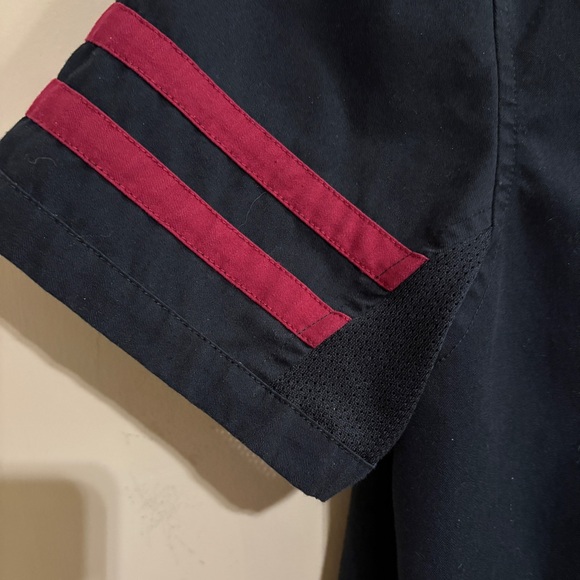 Indian Motorcycle Black & Red Short Sleeve Button-Up Shirt Women’s Size XL - Picture 4 of 8